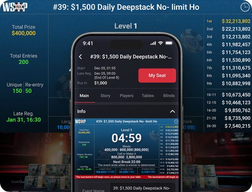 WSOP 先看客户端,再按设备选择